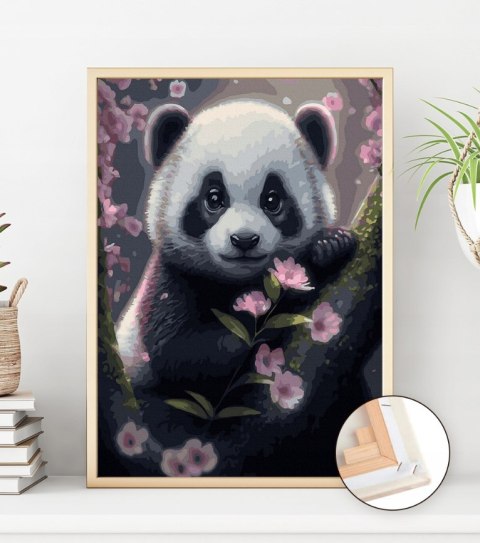 Malowanie po numerach 40x50 Panda
