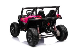 Wielki pojazd 2os. Buggy Off-Road UTV X3 4x200W 24V7AH do 90KG! Różowy