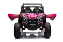 Wielki pojazd 2os. Buggy Off-Road UTV X3 4x200W 24V7AH do 90KG! Różowy