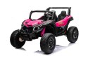 Wielki pojazd 2os. Buggy Off-Road UTV X3 4x200W 24V7AH do 90KG! Różowy