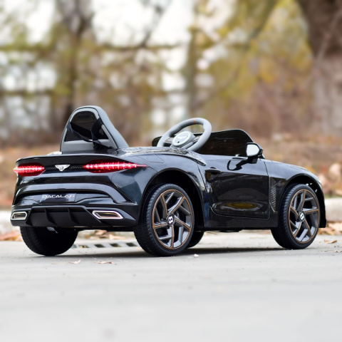 BENTLEY BACALAR CZARNY Auto na akumulator EVA SKÓRA Pilot