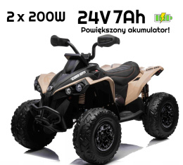 Quad CAN-AM 2x200W Na Akumulator 24V DK-CA002 Khaki
