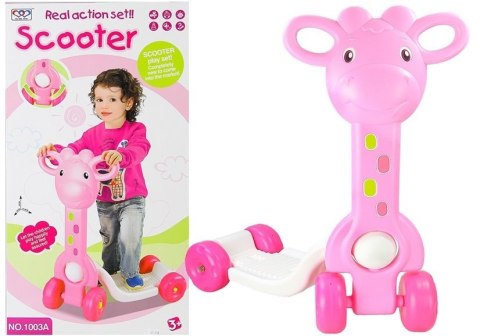 Hulajnoga 4Koła Żyrafa Różowa