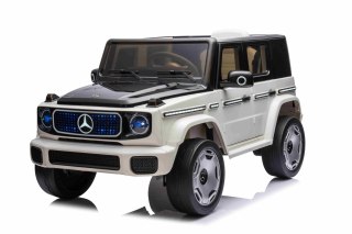 Autko na akumulator Mercedes Benz EQG Biały 4x4 12V9Ah