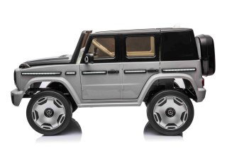 Autko na akumulator Mercedes Benz EQG Srebrny 4x4 12V9Ah