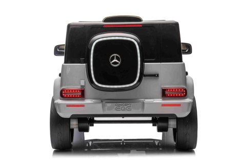 Autko na akumulator Mercedes Benz EQG Srebrny 4x4 12V9Ah