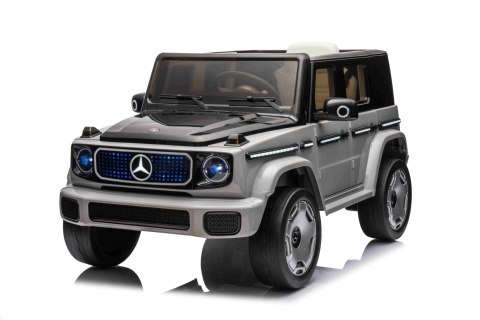 Autko na akumulator Mercedes Benz EQG Srebrny 4x4 12V9Ah