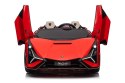 Auto na akumulator dwuosobowe Lamborghini SIAN Czerwony 4x100W 24V