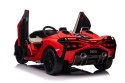 Auto na akumulator dwuosobowe Lamborghini SIAN Czerwony 4x100W 24V