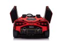 Auto na akumulator dwuosobowe Lamborghini SIAN Czerwony 4x100W 24V