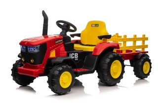Pojazd Traktor z Przyczepą Czerwony