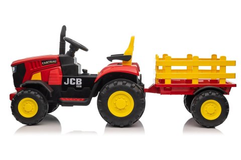 Pojazd Traktor z Przyczepą Czerwony