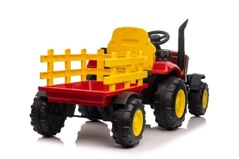 Pojazd Traktor z Przyczepą Czerwony