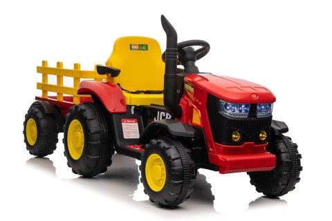 Pojazd Traktor z Przyczepą Czerwony