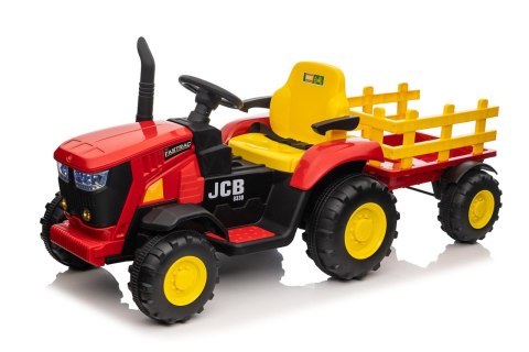 Pojazd Traktor z Przyczepą Czerwony