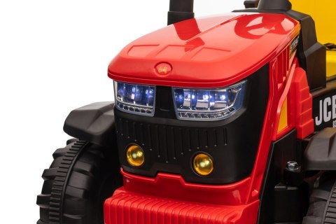 Pojazd Traktor z Przyczepą Czerwony