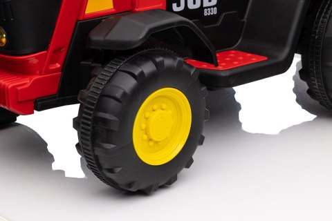 Pojazd Traktor z Przyczepą Czerwony