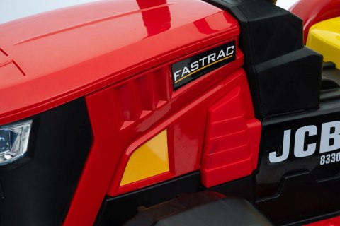 Pojazd Traktor z Przyczepą Czerwony