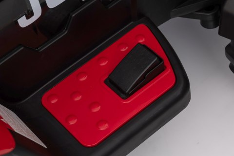 Pojazd Traktor z Przyczepą Czerwony