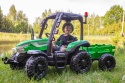 Wielki traktor na akumulator z przyczepką BLAST 2x200W 24V