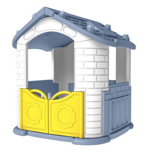 Duży Dom Z Przedsionkiem 5w1 Niebieski Dach