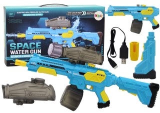 Karabin Pistolet Na Wodę Niebieski Automat M416 Akumulatorowy