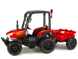 Traktor BLAST Z Przyczepką Czerwony 2x200W 24V