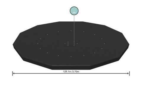 Pokrywa do basenu stelażowego 366 cm Bestway 58037