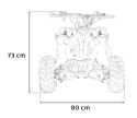 Pojazd Quad Spalinowy RENEGADE HighPer 110CC Czerwony