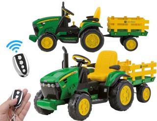 Traktorek JOHN DEERE Peg Perego na akumulator + PILOT