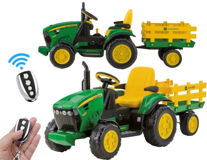 Traktorek JOHN DEERE Peg Perego na akumulator + PILOT