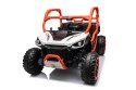 Auto na akumulator Farmer Truck UTV Racing 24V 4x75W + KIPER Biały