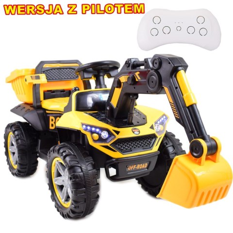 WIELKA KOPARKA,WYWROTKA NA AKUMULATOR, PEŁNA ELEKTRYKA/YW1888