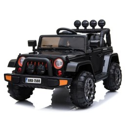 MEGA JEEP FULLTIME, NAPĘD 4X4, 1X12V ,WOLNY START/ MIĘKKIE KOŁA, EXCLUSIVE/7588