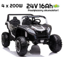 Pojazd Buggy ATV Racing 4x4 biały 24V 16Ah