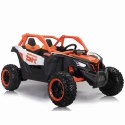 Auto na akumulator Buggy SR SUPER 66 24V 4x4 Pomarańczowy