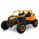 Auto na akumulator Buggy SR SUPER 66 24V 4x4 Żółty