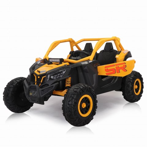 Auto na akumulator Buggy SR SUPER 66 24V 4x4 Żółty