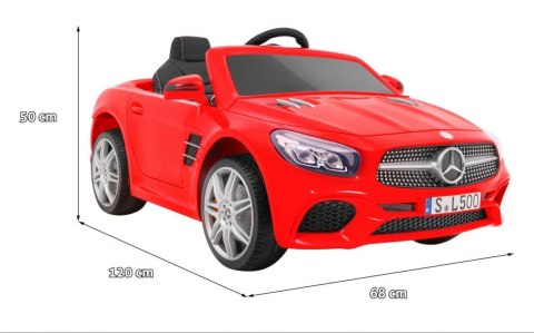 Pojazd Mercedes SL 500 Czerwony