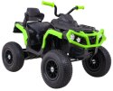 Pojazd Quad ATV Pompowane Koła Czarno-Zielony