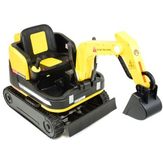 MEGA KOPARKA+SPYCHACZ 2 W1 NA AKUMULATOR , PILOT, GUMOWE GĄSIENCE/DLS-X7