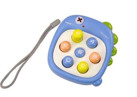 Gra whack a mole dinozaur niebieska