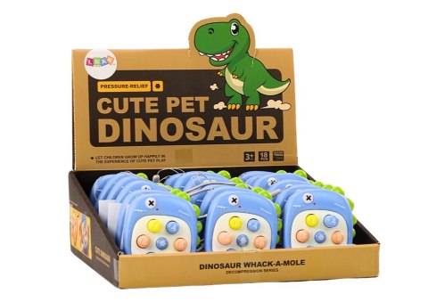 Gra whack a mole dinozaur niebieska