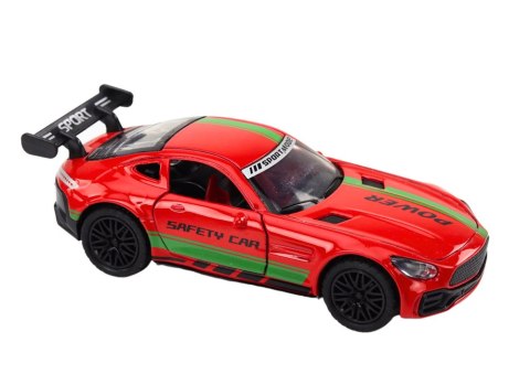 Auto Sportowe Samochód 1:32 Figurka Spojler Metal Czerwony Dźwięki