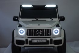 Auto na akumulator Mercedes Benz G63 AMG GIGANT XXL 4x200W 24V Biały