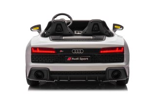 Wielki Audi Spyder R8 LIFT STRONG bezszczotkowy silnik 200W 24V 14Ah Biały
