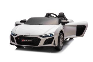 Wielki Audi Spyder R8 LIFT STRONG bezszczotkowy silnik 200W 24V 14Ah Biały