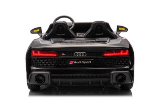 Wielki Audi Spyder R8 LIFT STRONG bezszczotkowy silnik 200W 24V 14Ah Czarny