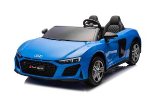 Wielki Audi Spyder R8 LIFT STRONG bezszczotkowy silnik 200W 24V 14Ah Niebieski