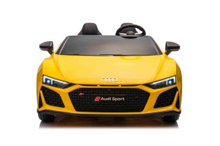 Wielki Audi Spyder R8 LIFT STRONG bezszczotkowy silnik 200W 24V 14Ah Żółty
